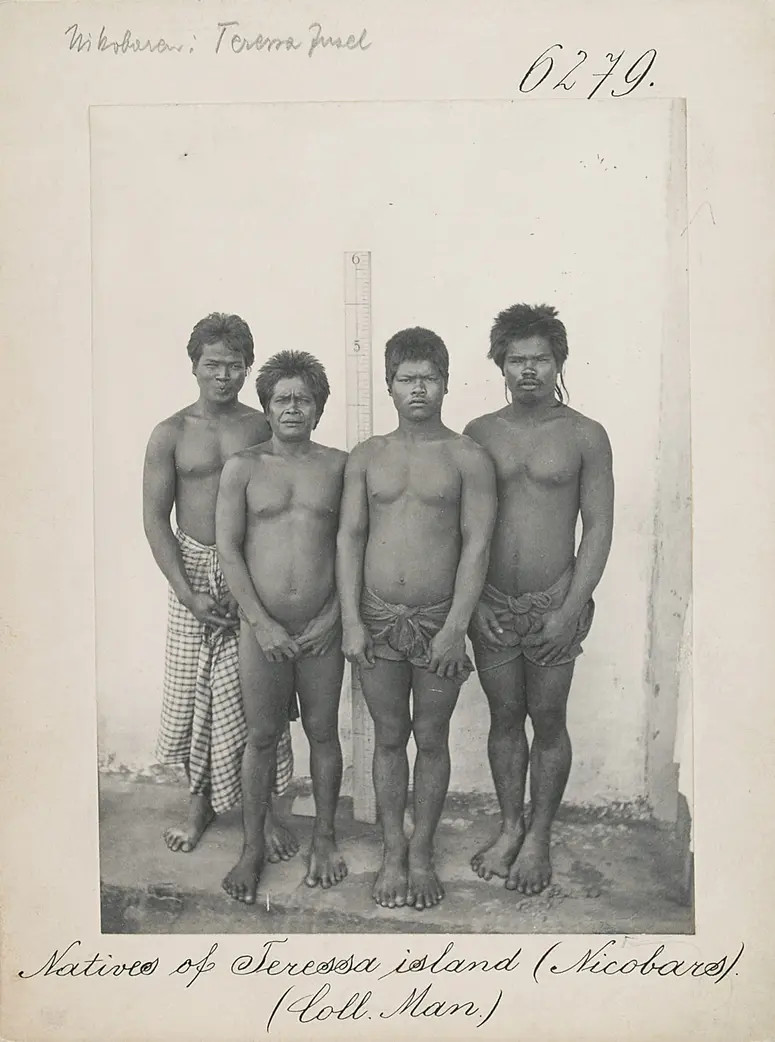 Natives of Teressa island (Nicobars)