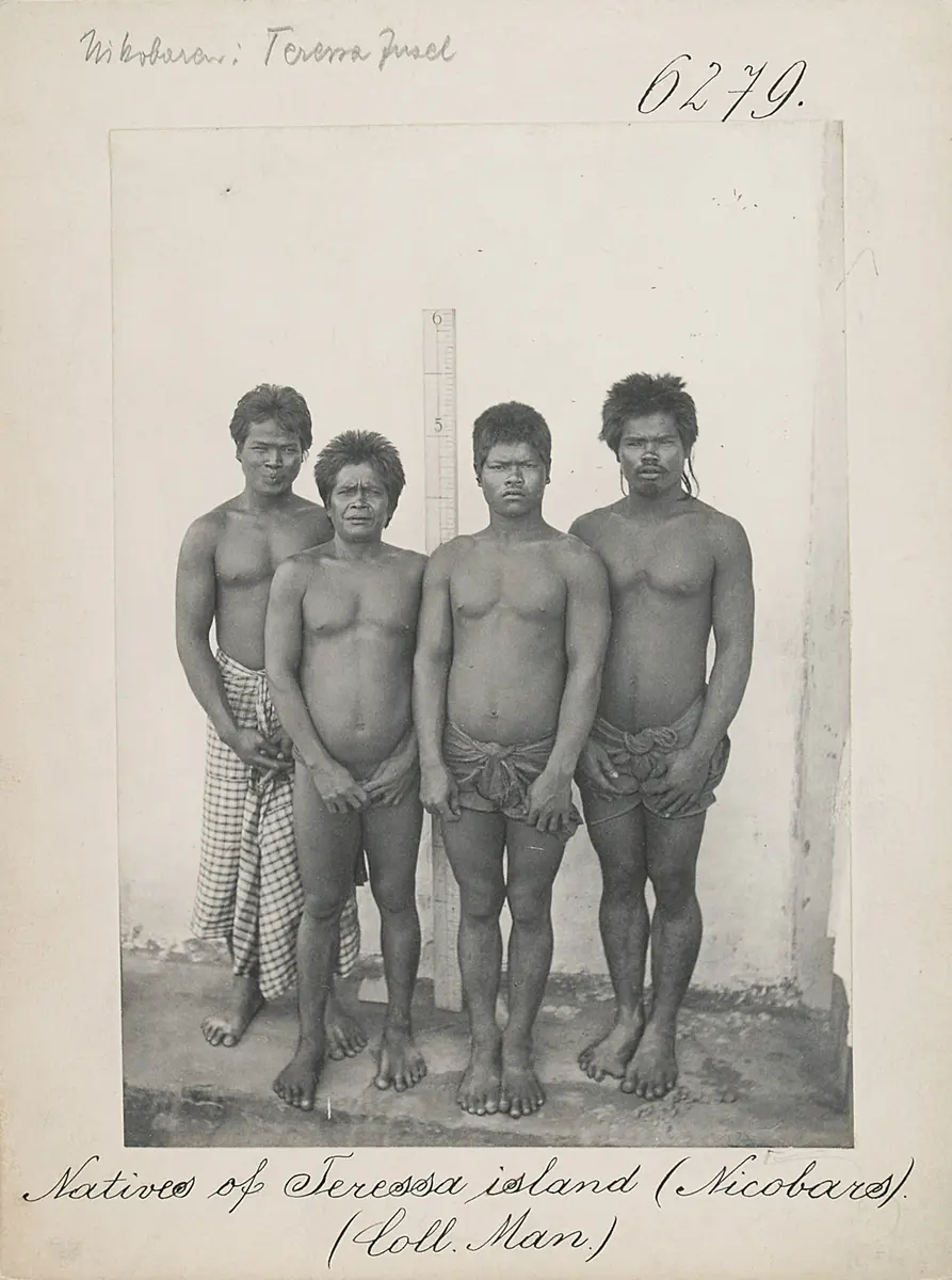 Natives of Teressa island (Nicobars)