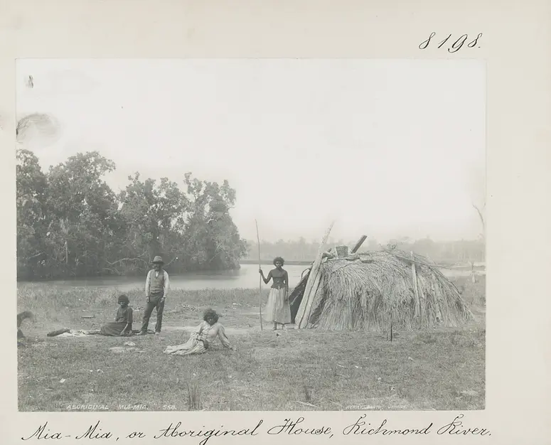 Mia-Mia, or Aboriginal House, Richmond River