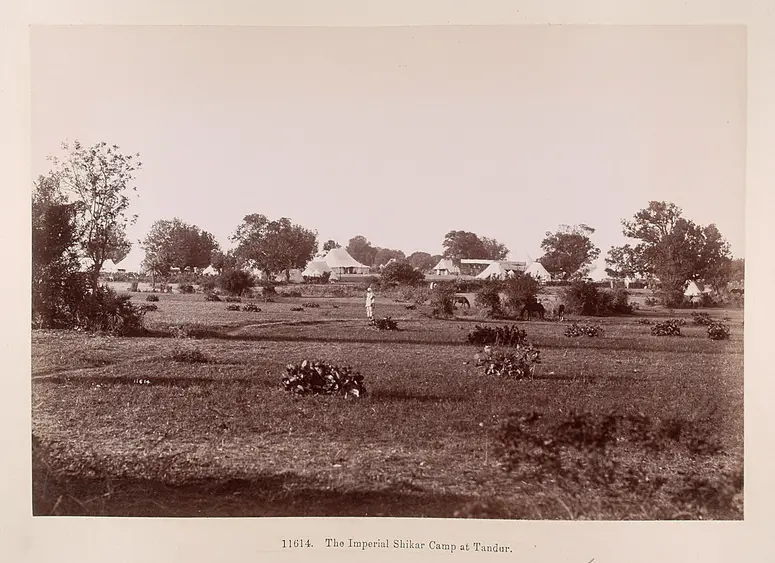 Das kaiserl. Shikar-Lager in Tandur
