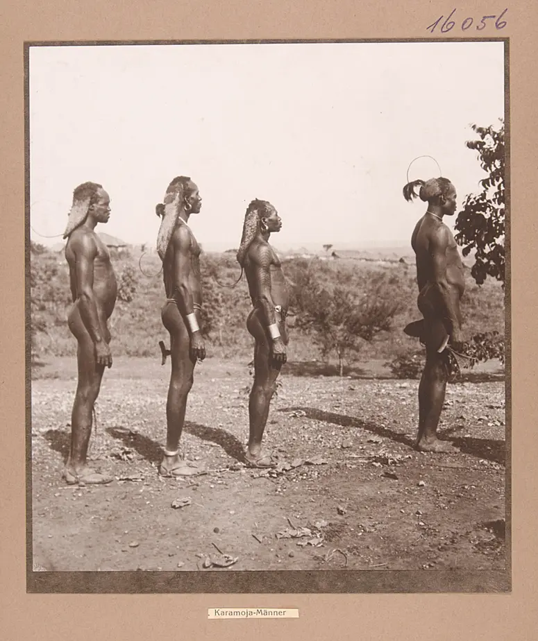 Karamoja-Männer