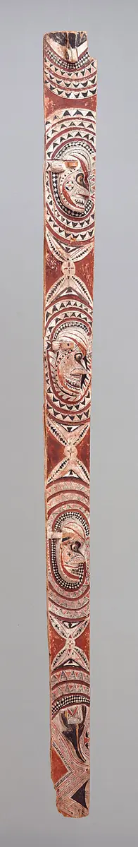 Malagan gable strip