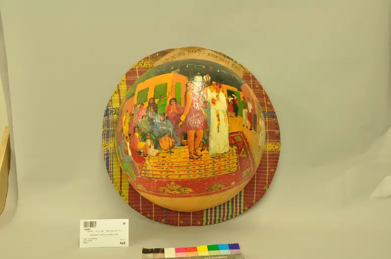 Kalebassenwandschmuck