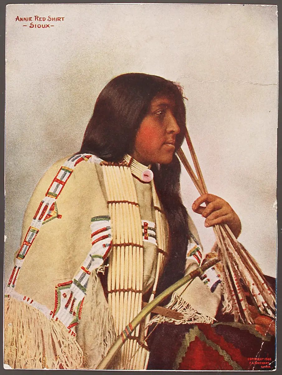 Annie Red Shirt, Oglala Lakota, Trans-Mississippi and International Exposition