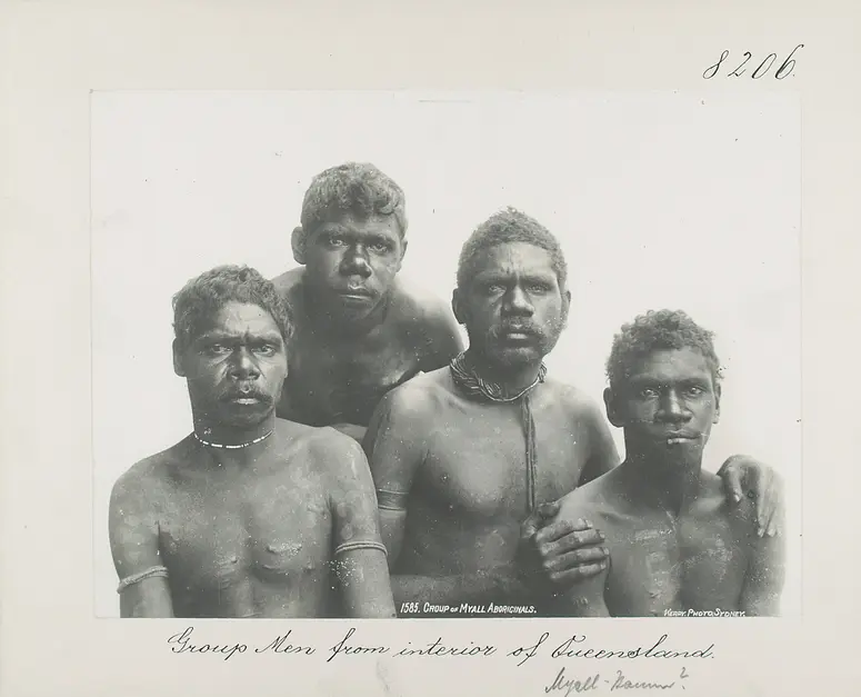 Group Men from interior of Queensland