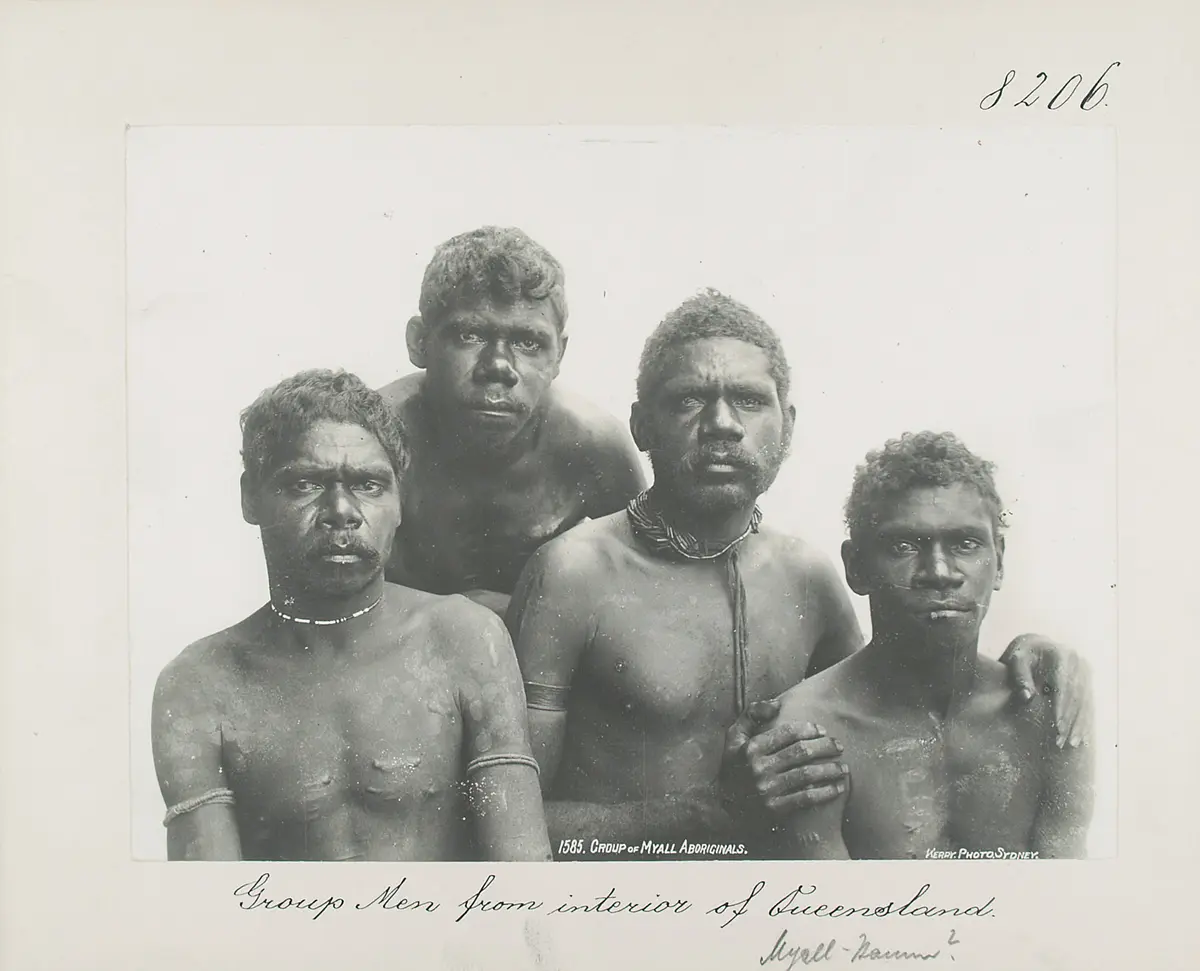 Group Men from interior of Queensland