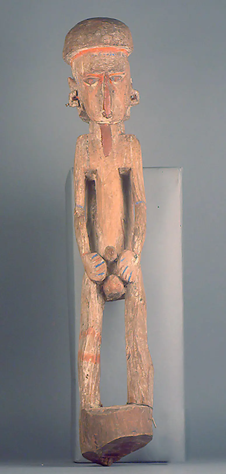 Wooden figure, male