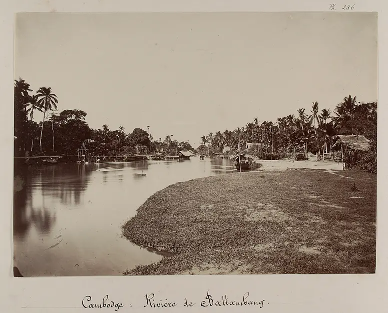 Ufer bei Battambang