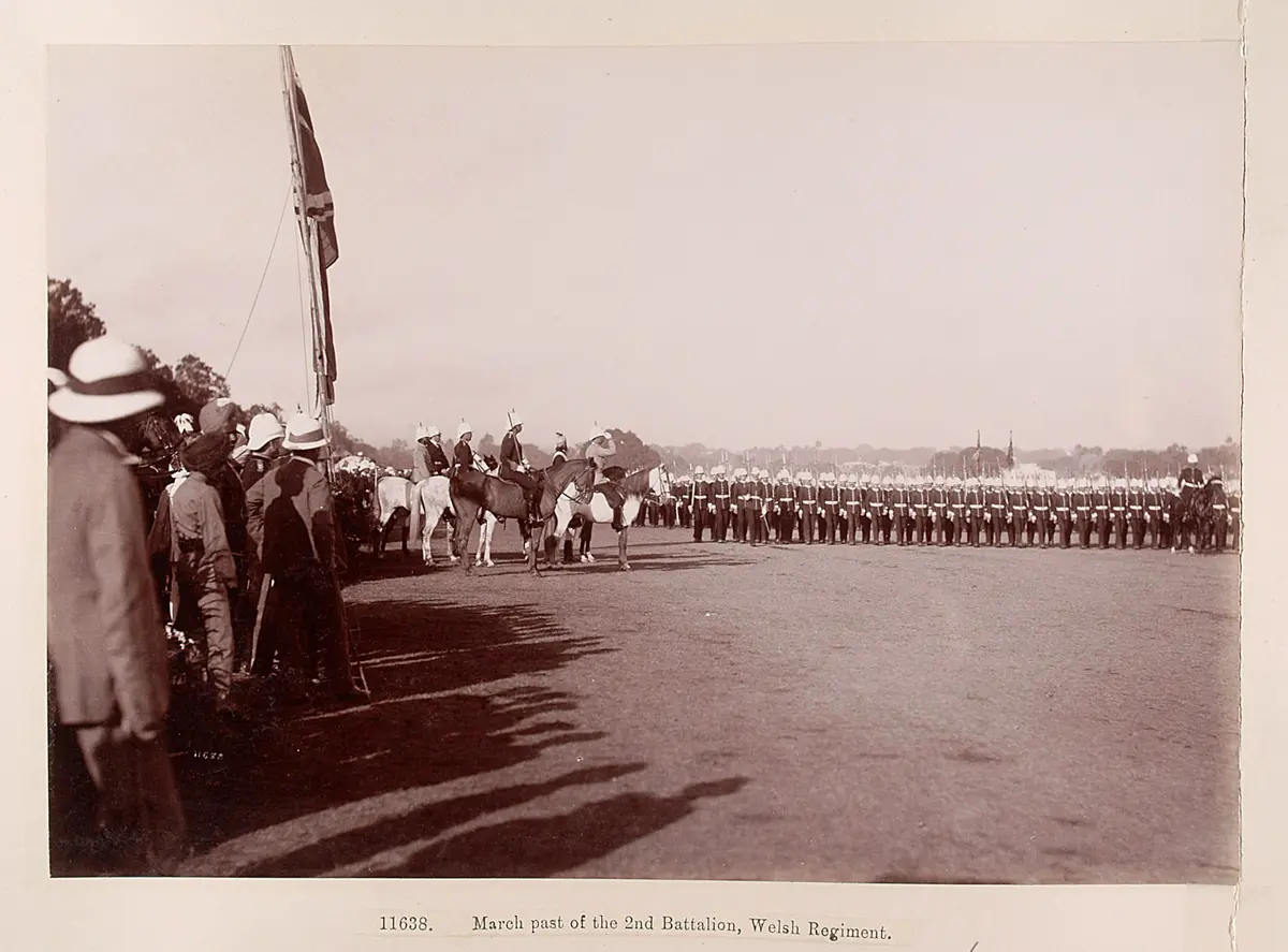 Vorbeimarsch des 2ten Bataillons, Welsh Regiment