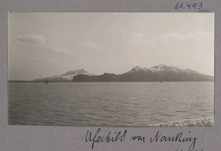 Der Yangtse. Uferbild von Nanjing