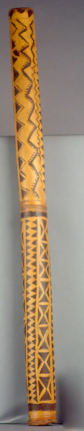 Verziertes Tabak-Rauchrohr