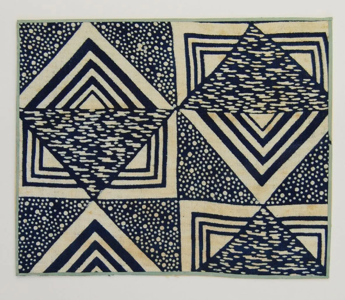 Stoffmuster Blaudruck