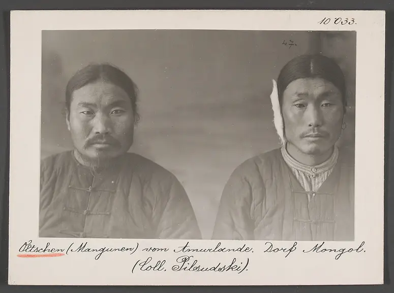 2 Männer aus Mongol; Oltschen (Magunen)
