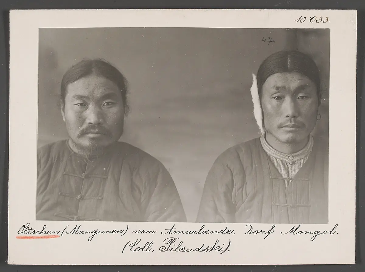 2 Männer aus Mongol; Oltschen (Magunen)