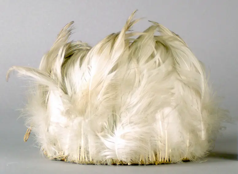 Federkopfschmuck eines Heilers