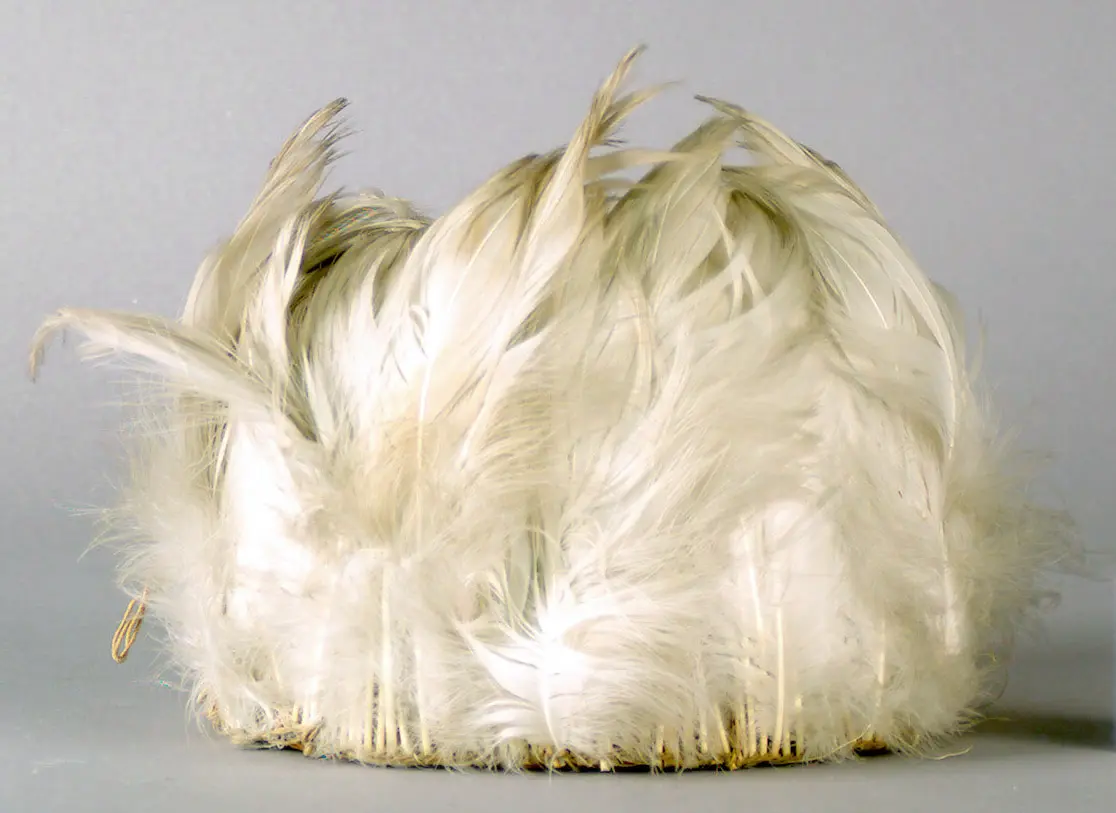 Feather headdress of a healer