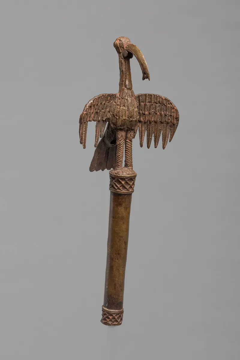 Stab mit Schicksalsvogel