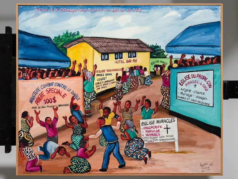 La Crise et le Chômage font Pousser des églises en RDC