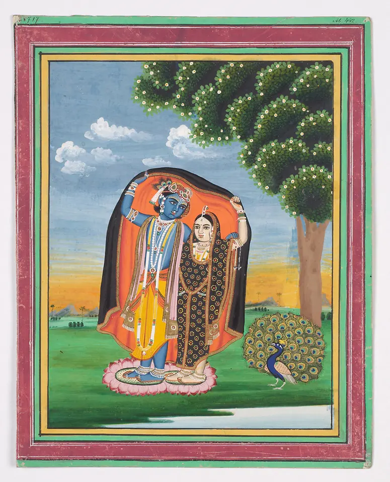 Krishna und Radha