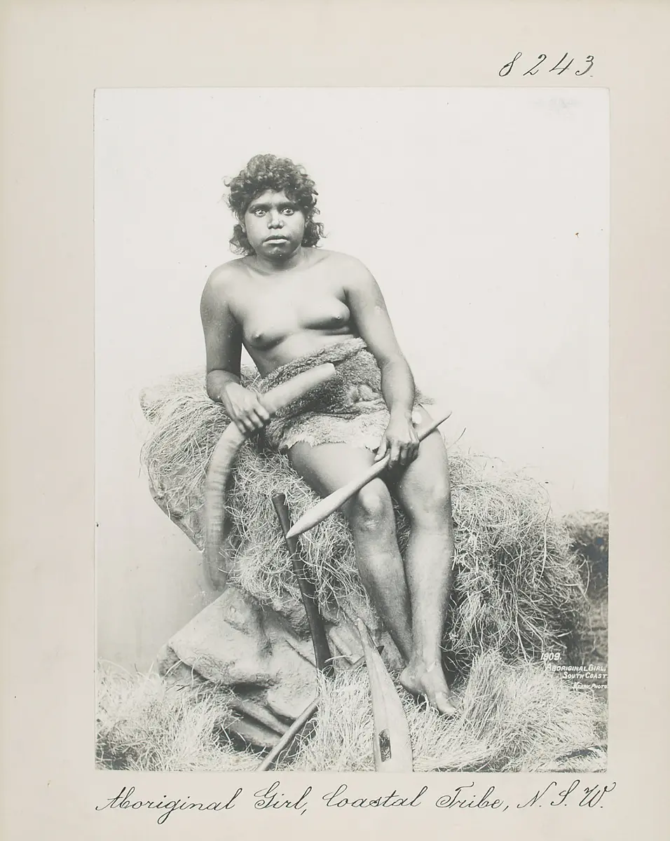 Aboriginal Girl, Coastal Tribe, N.S.W.
