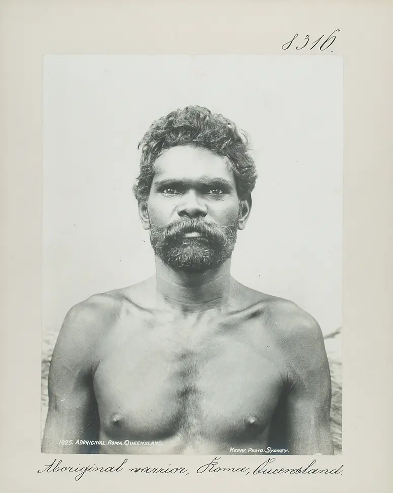 Aboriginal warrior, Roma, Queensland