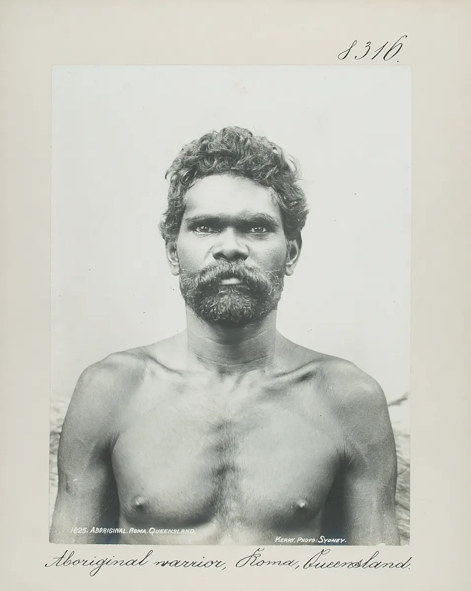 Aboriginal warrior, Roma, Queensland