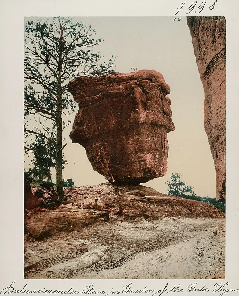 Balancierender Stein im Garden of the Gods