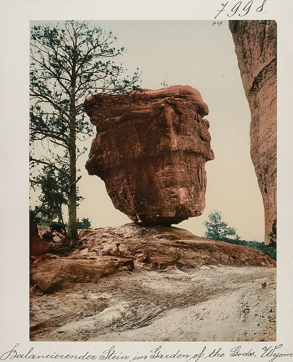 Balancierender Stein im Garden of the Gods