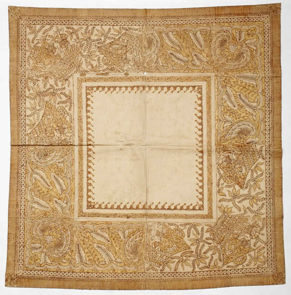 Kopfbedeckung, Batikprobe