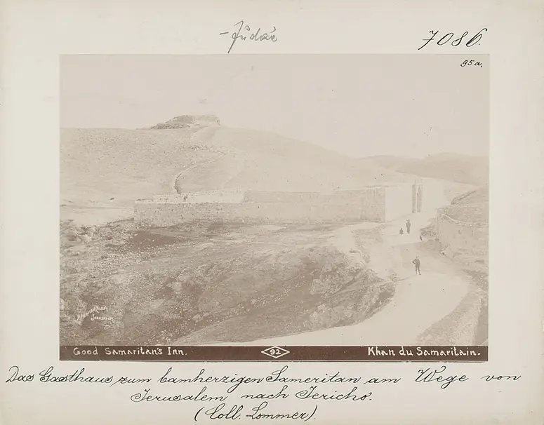 Das Gasthaus zum barmherzigen Sameritan am Wege nach Jericho