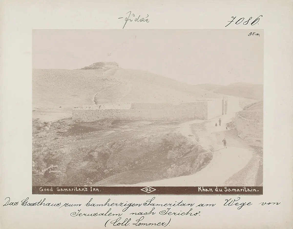 Das Gasthaus zum barmherzigen Sameritan am Wege nach Jericho