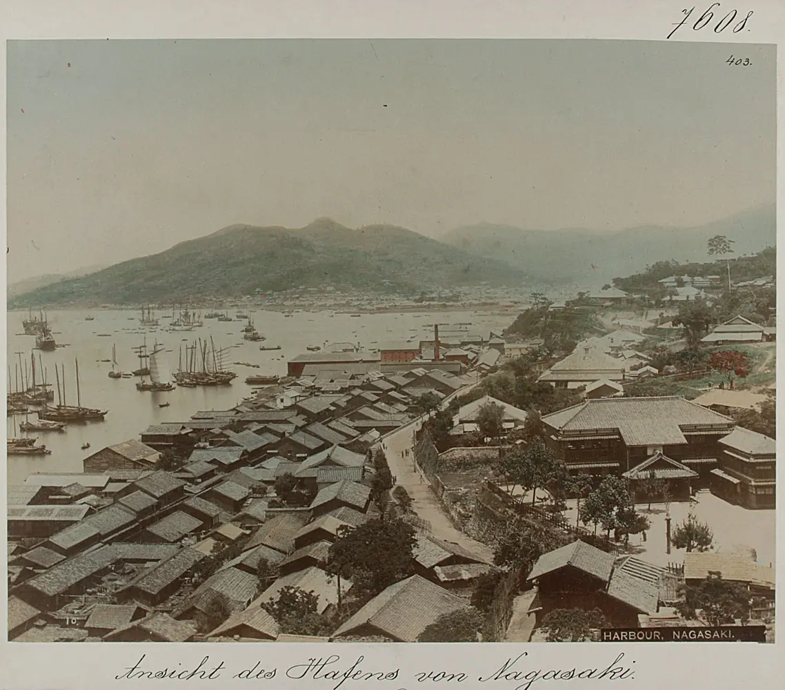 Nagasaki: Ansicht des Hafens