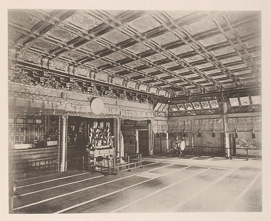 Nikko, Toshogu, Inneres des Haiden