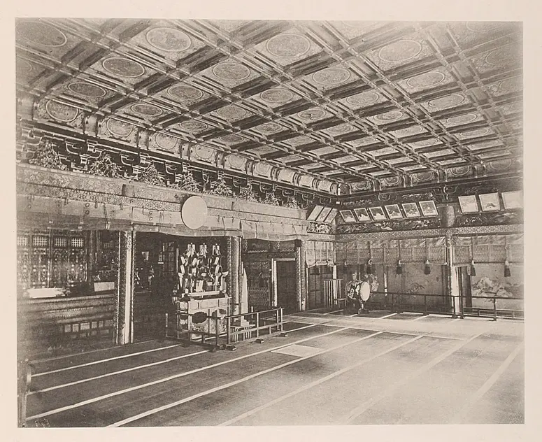 Nikko, Toshogu, Inneres des Haiden