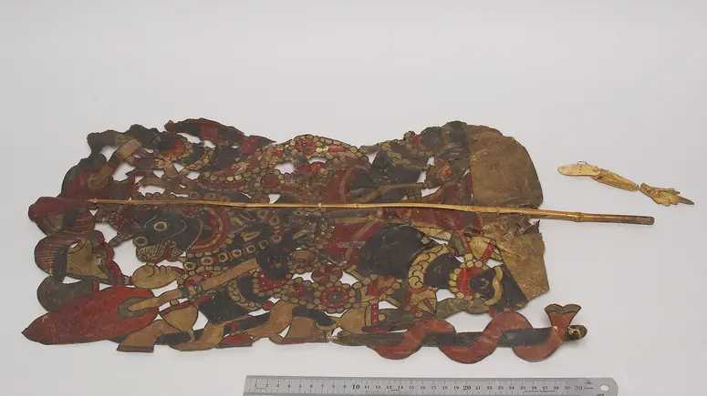 Schattenspielfigur Hanuman