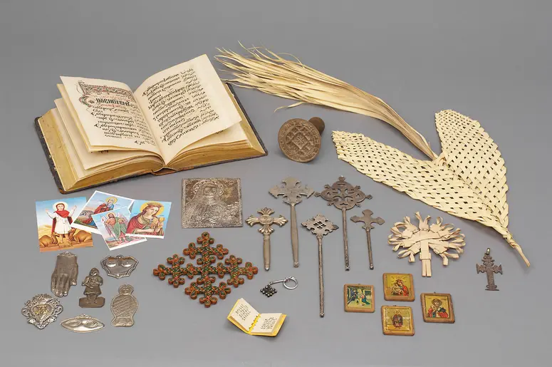 Koptische und griechisch-orthodoxe Religiosa