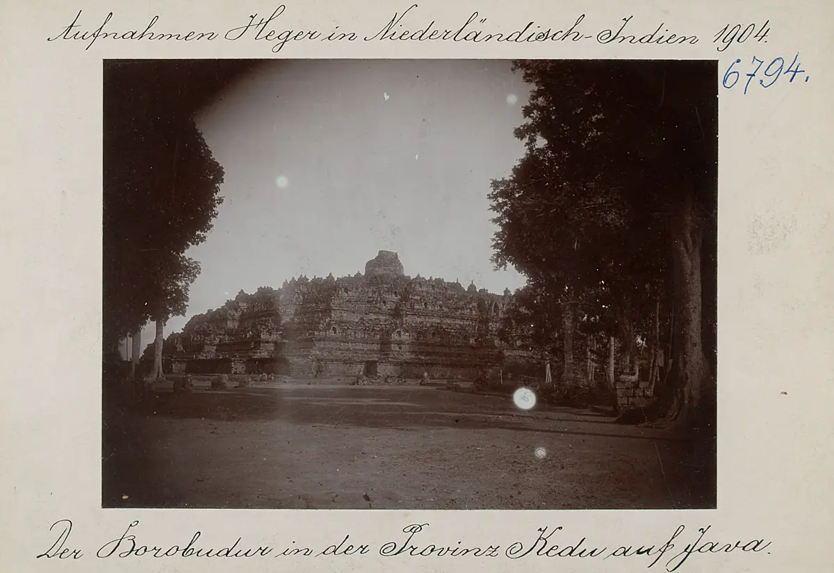 Der Borobudur in der Provinz Kedu auf Java