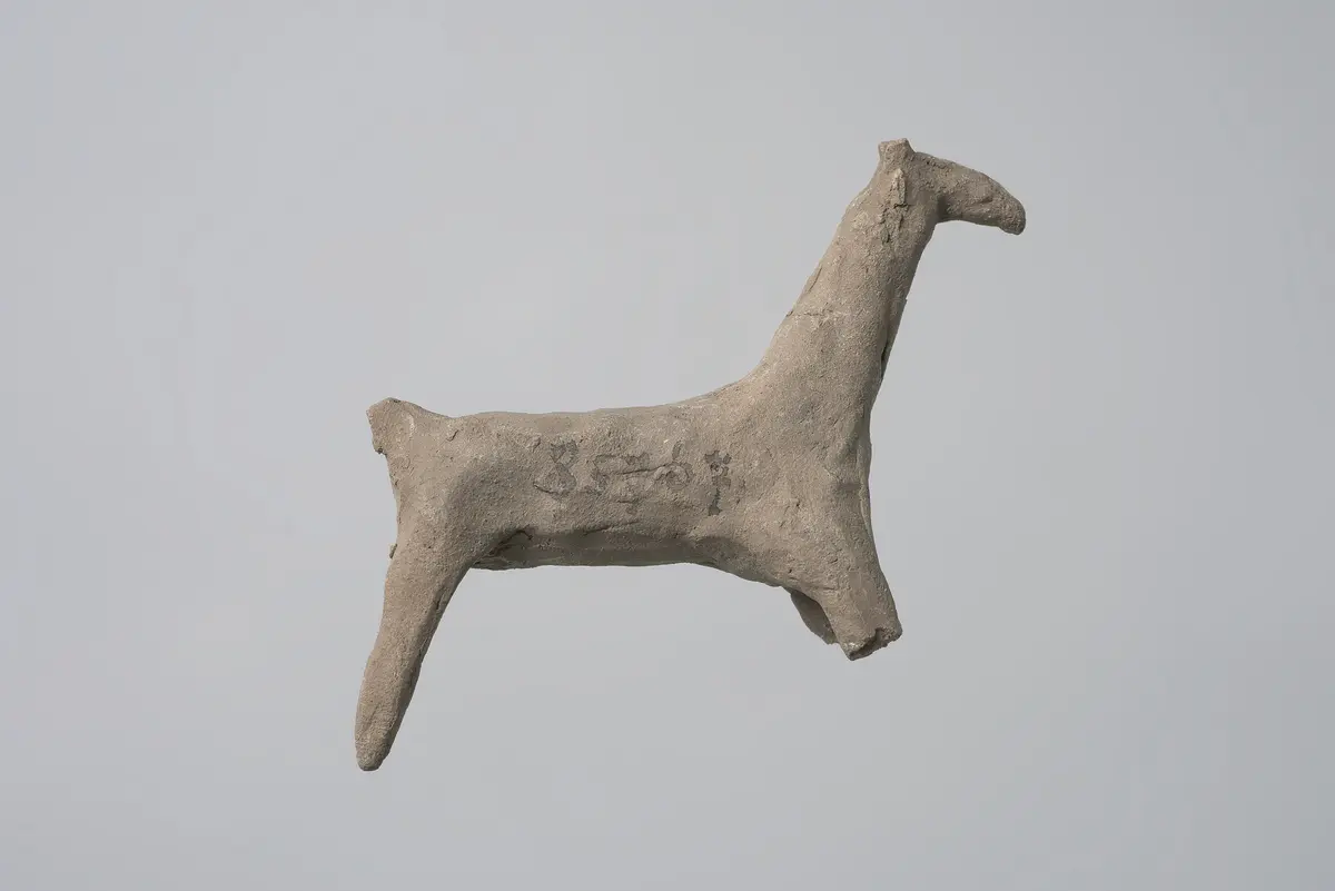 Lehmfigur: Giraffe