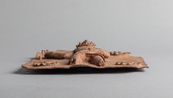 Relief Plaque: Dignitary with Eben Sword