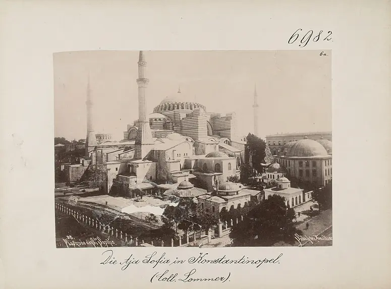 Die Aja Sofia in Konstantinopel