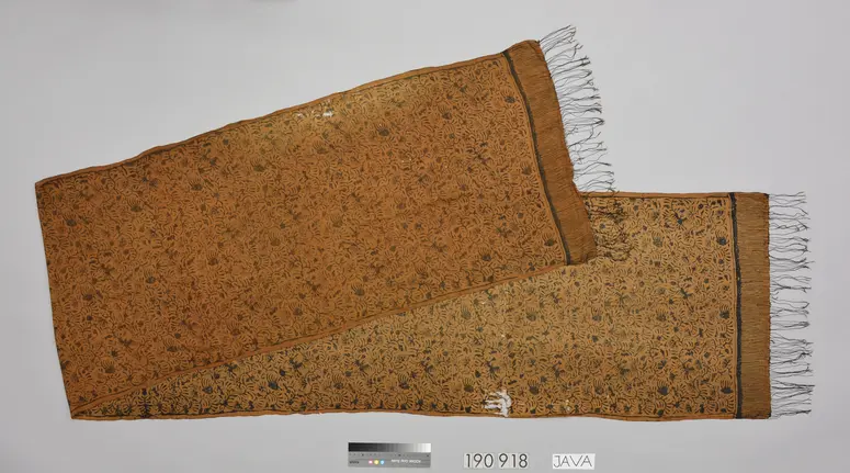 Schultertuch, Batik