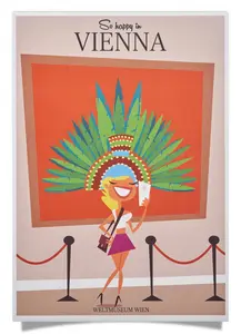 So happy in Vienna...Weltmuseum Wien