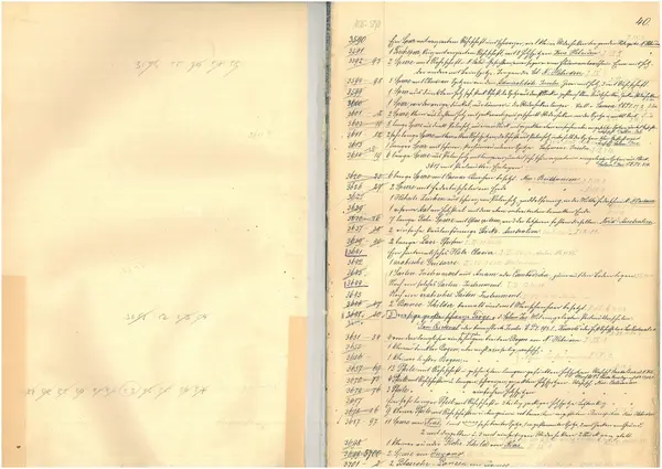 Von Franz Heger, dem Leiter der anthropologisch-ethnographischen Abteilung am naturhistorischen Hofmuseum, verfasstes handschriftliches Inventar der ethnographischen Weltreisesammlung von Franz Ferdinand von Österreich-Este