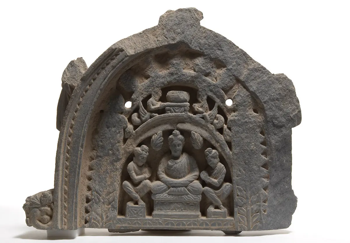 Halbbogen: Budha lehrend
