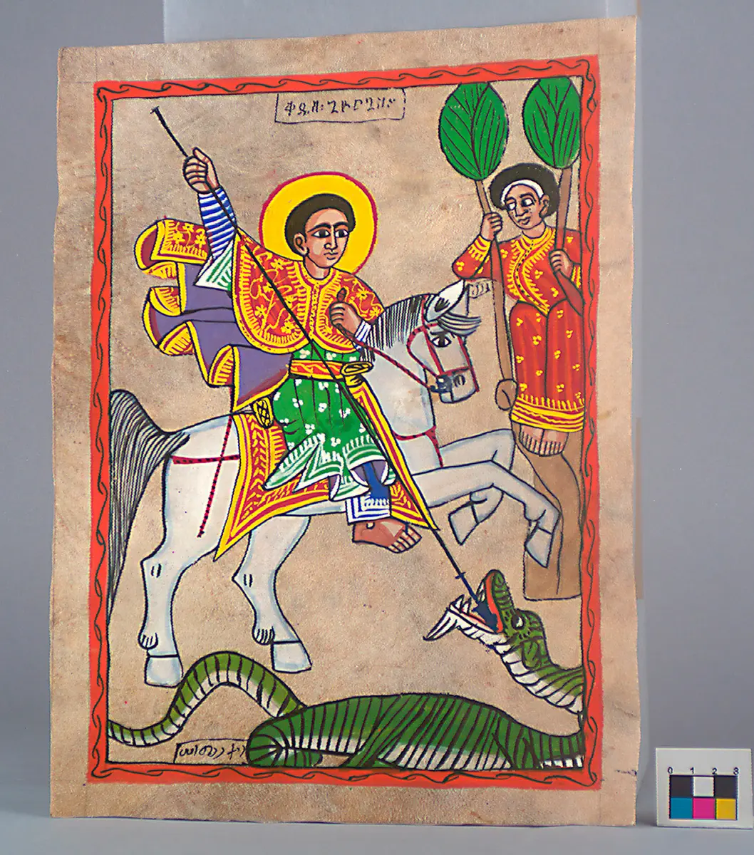 St George as dragon slayer