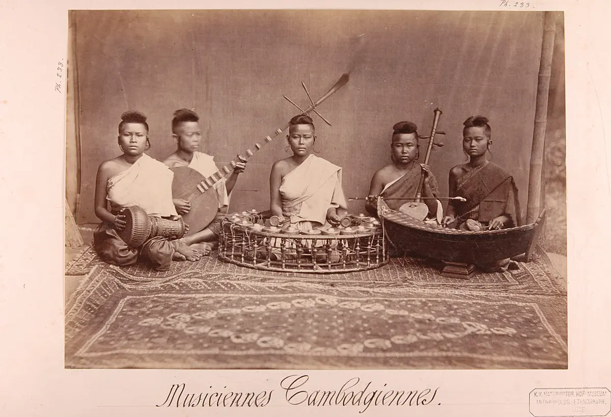 Cambodschanische Musiker