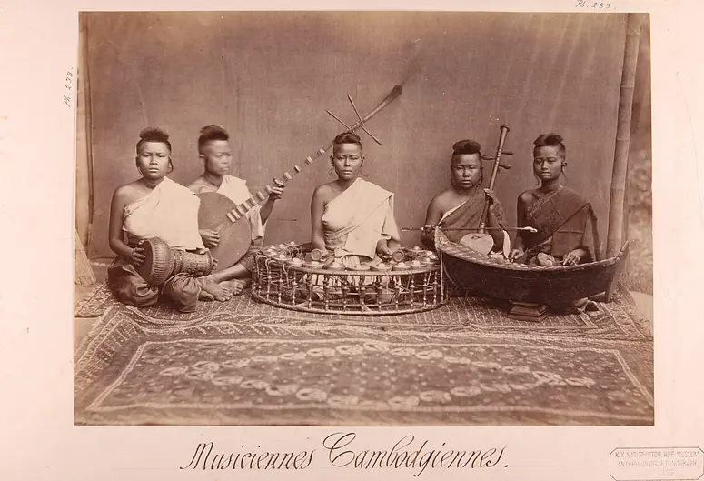 Cambodschanische Musiker