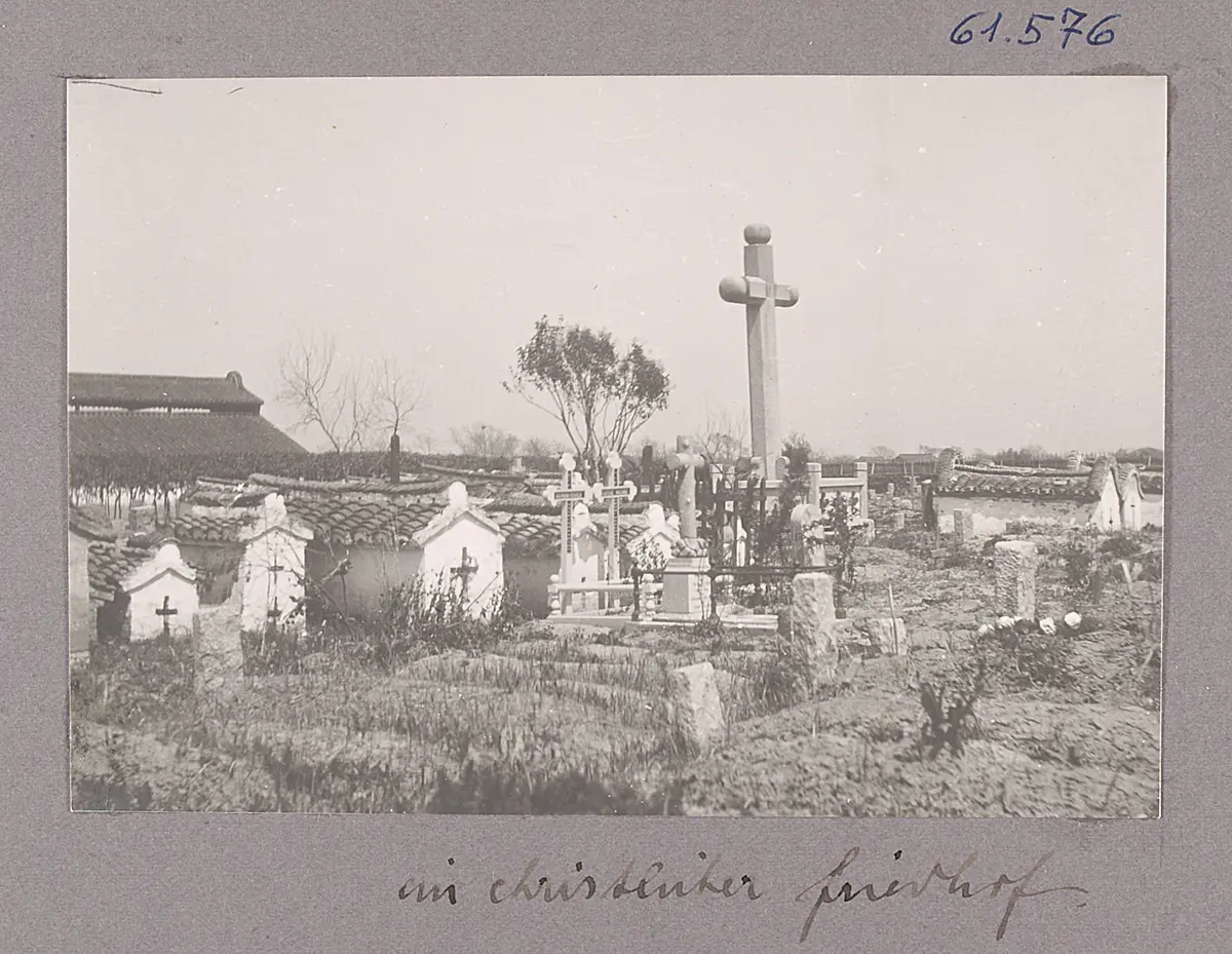 Ein christlicher Friedhof