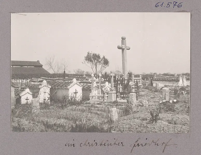 Ein christlicher Friedhof