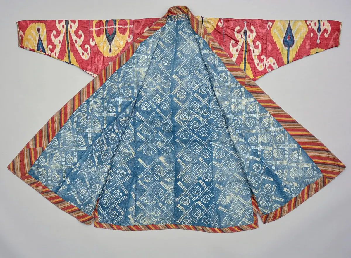 Ikat-Festtagsmantel für Männer